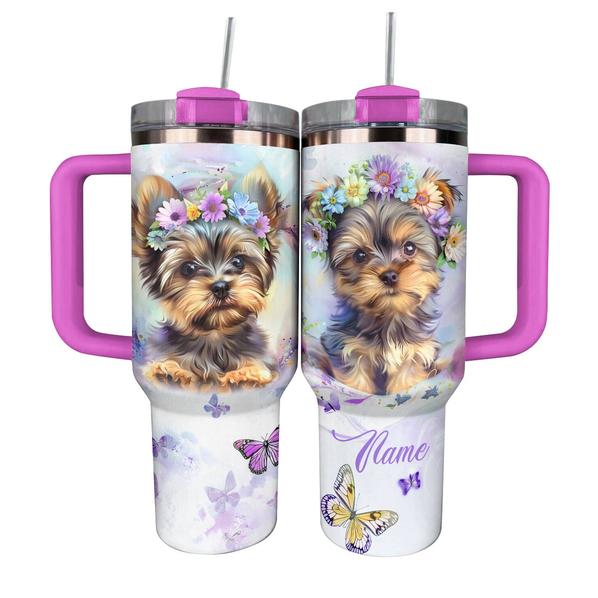 Shineful Personalized Tumbler Darling Yorkie