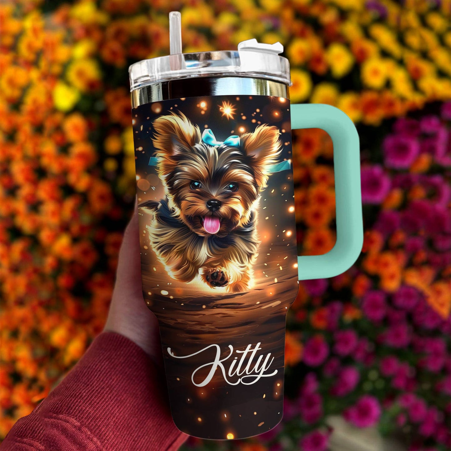 Shineful Personalized Tumbler Luxury My Yorkie