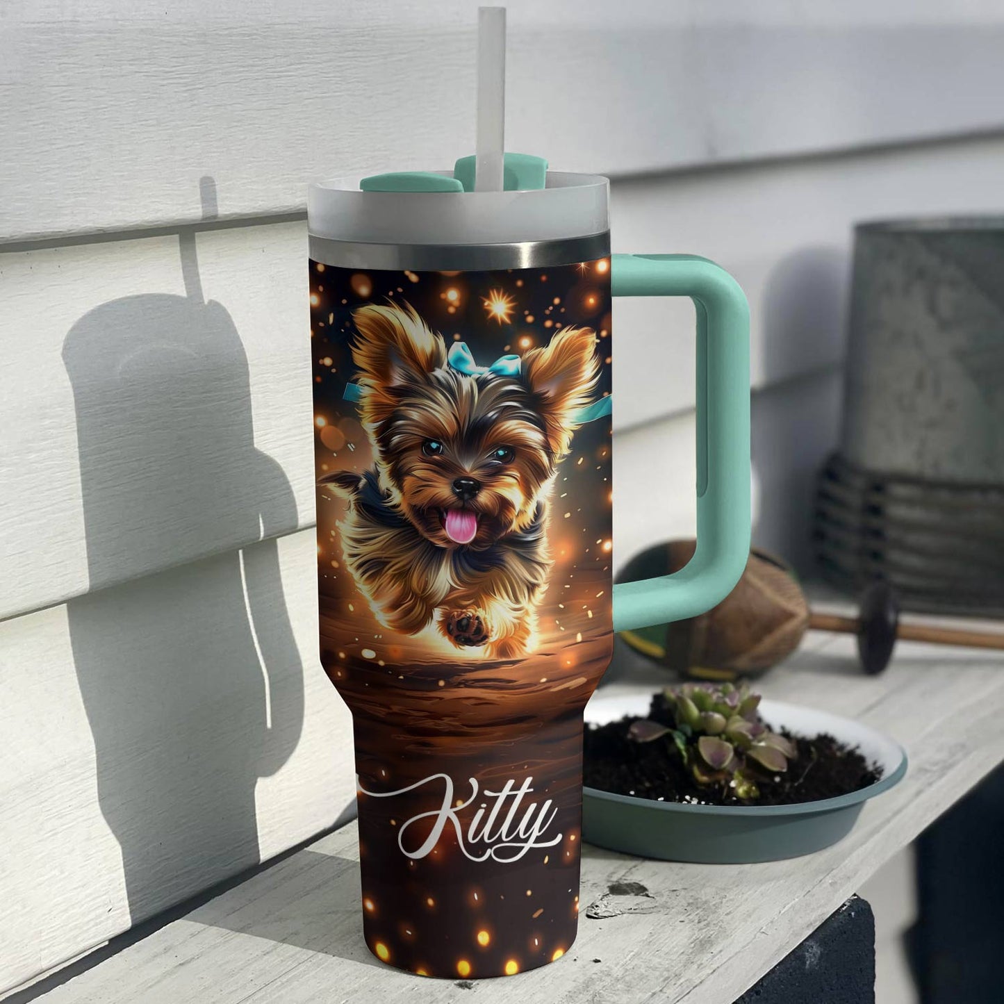 Shineful Personalized Tumbler Luxury My Yorkie