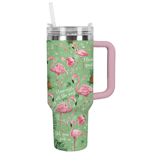 Shineful Tumbler Disco Dancing Flamingo