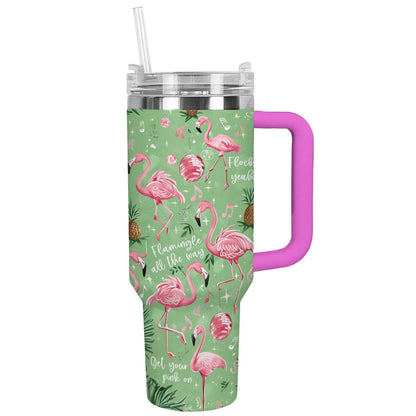 Shineful Tumbler Disco Dancing Flamingo