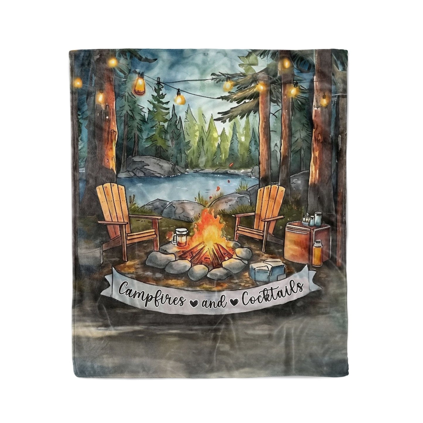 Camping Pajabear® Fleece Blanket Chilling Mn8 Medium - 50X60In