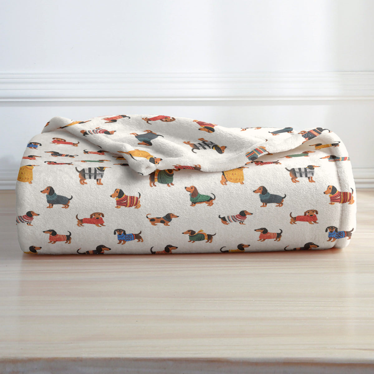 Dachshund Pajabear® Fleece Blanket Pattern Nl09