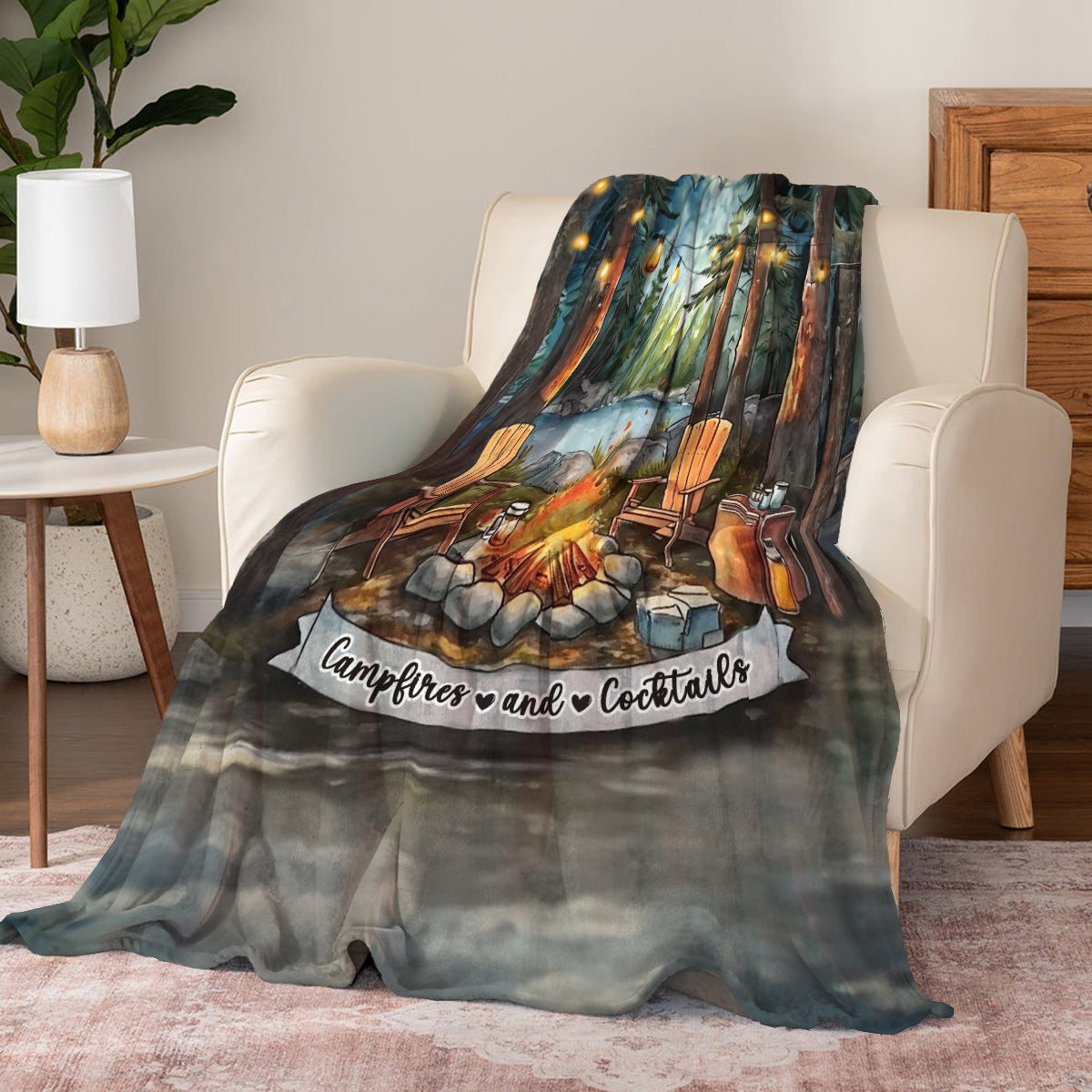 Camping Pajabear® Fleece Blanket Chilling Mn8