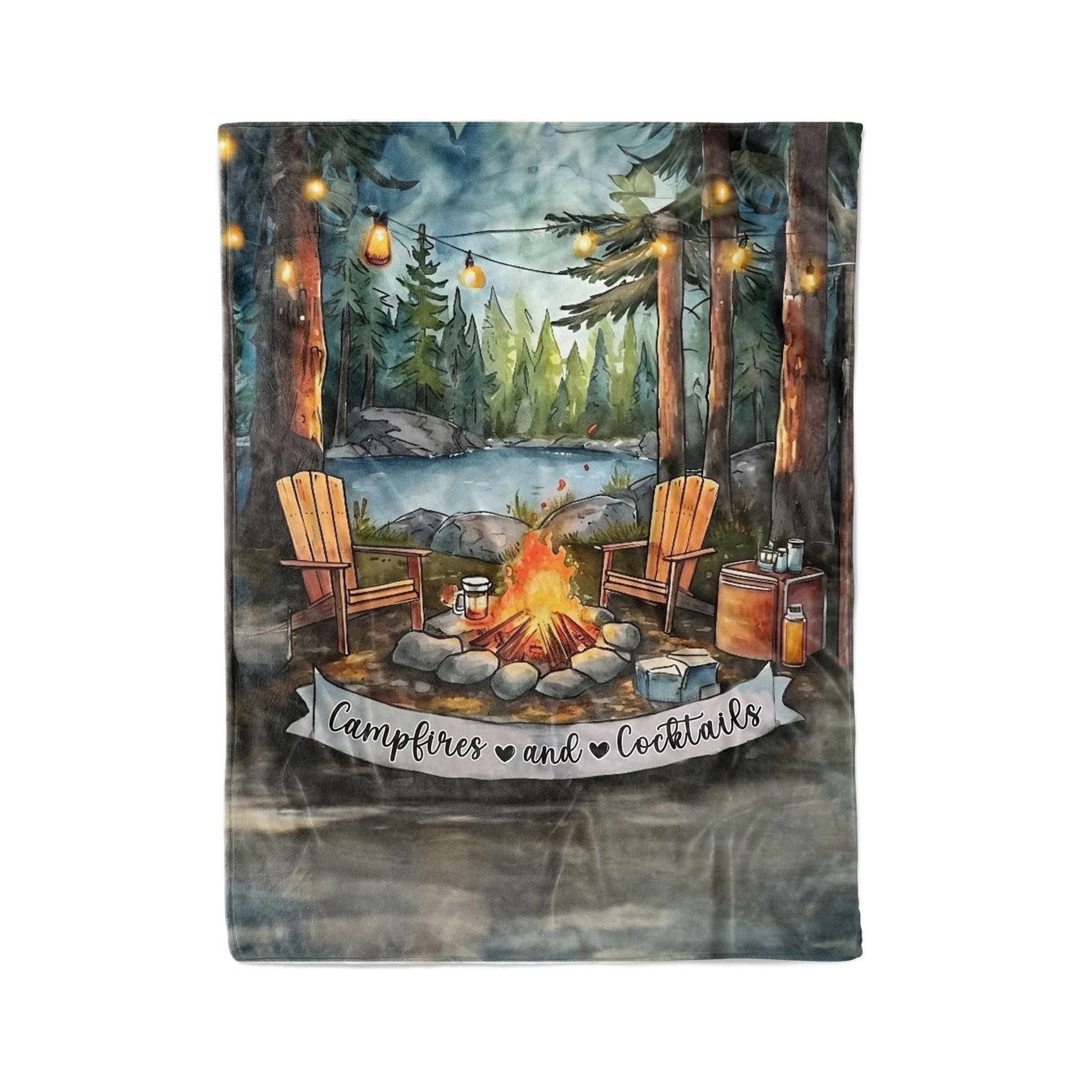 Camping Pajabear® Fleece Blanket Chilling Mn8 Large - 60X80In