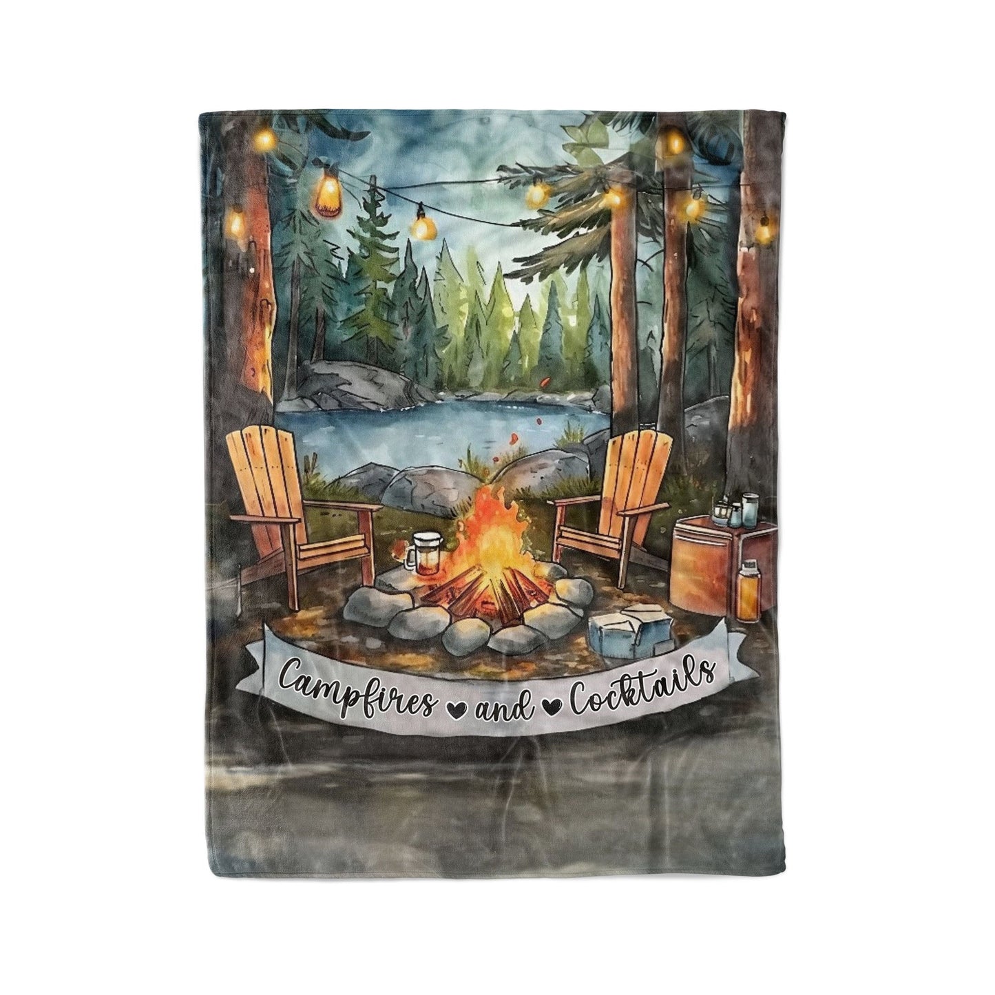 Camping Pajabear® Fleece Blanket Chilling Mn8 Small - 30X40In